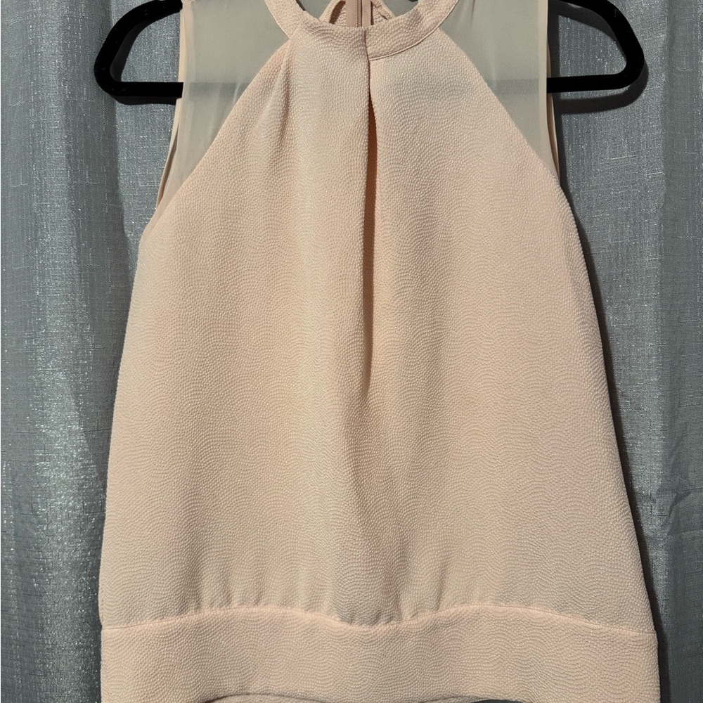 Calvin Klein Sleeveless Pink Blouse
